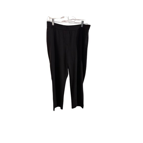 J Jill Women's Ponte Slim Leg Black Pants PL - Picture 1 of 6